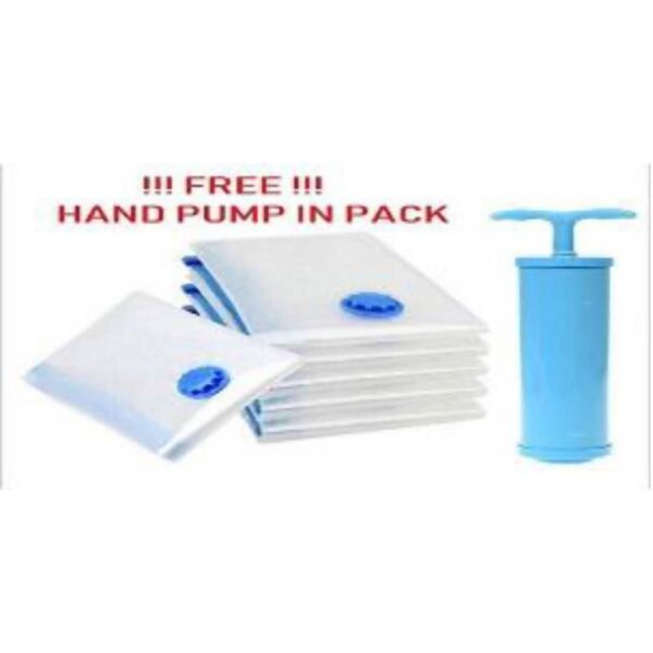 Cloth Storage Bag With Hand Pump