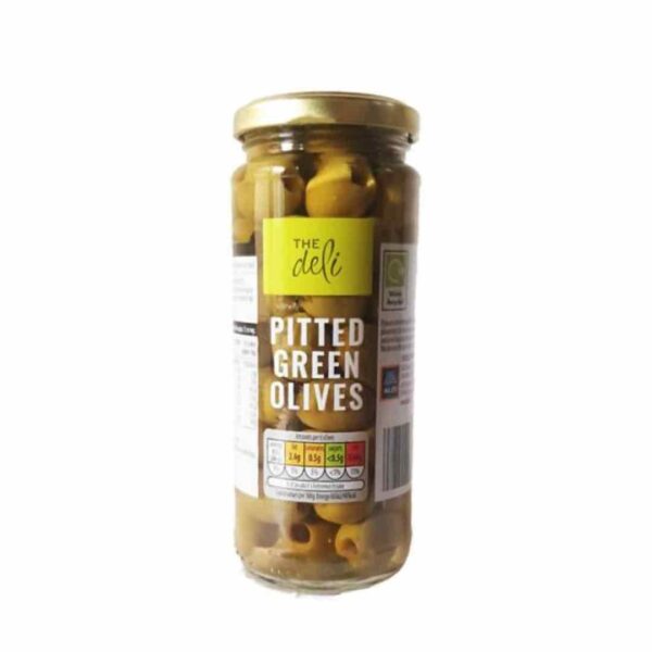 The Deli Pitted Green Olives 320G