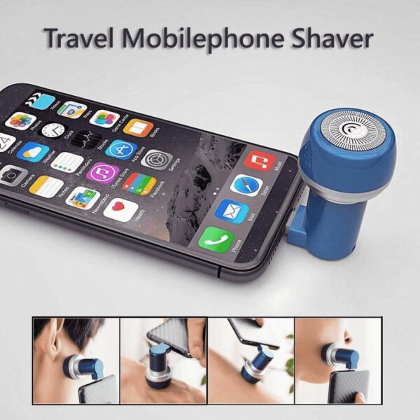 Travel Shaver Mobile Phone Razor For Men and Women Connector Micro + USB Supportable