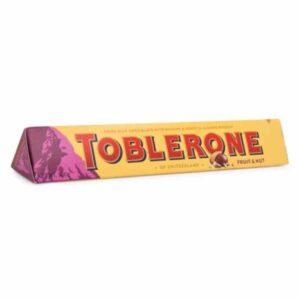 Fruit And Nut Toblerone Chocolate Bar 100g