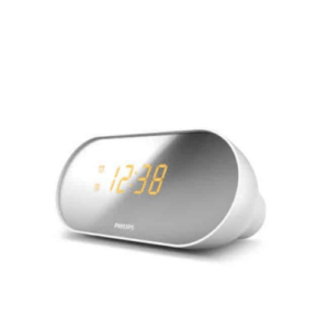 Philips Digital Alarm Clock Radio With Mirror Finish (AJ2000/12)