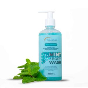 Prevense Revitalising Mint Body Wash 300ML in a bottle