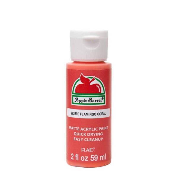 Apple Barrel Colors -FLAMINGO CORAL 2 OZ.