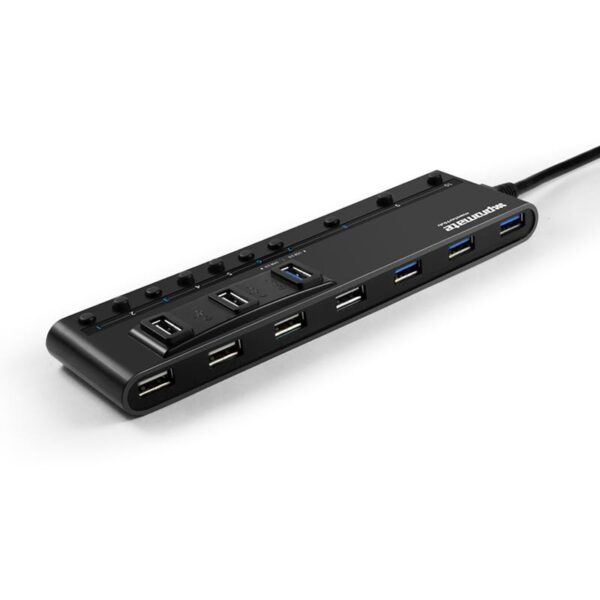 10 port USB Hub with Four USB 3.0 and Six USB 2.0 Ports for Laptops And Computers - Image 2