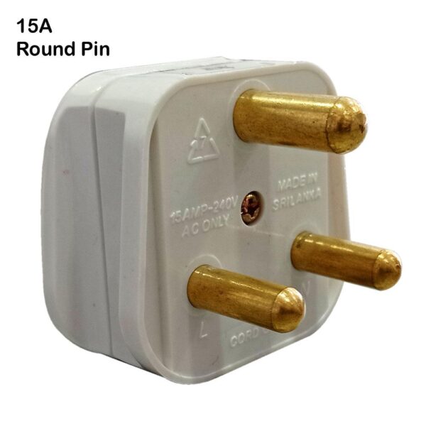 15A Round Pin Plug Top Sri Lanka - 220V AC Fused Plug Top