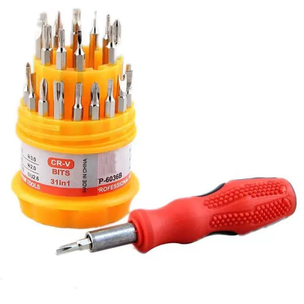 31 Pieces Screwdriver Tool Kit Set Sri Lanka or tool Set (Round Pack) - Image 2