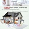 Wireless Waterproof Home Doorbell Smart Calling Bell Door Chime 130M Range (AC) MODEL V027J - Image 2