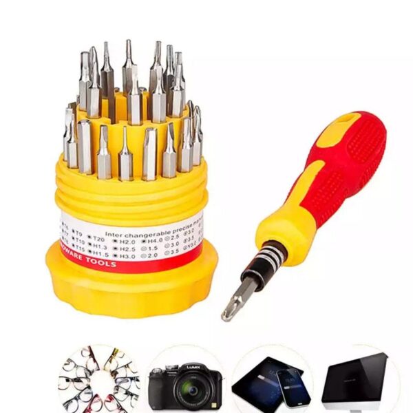 31 Pieces Screwdriver Tool Kit Set Sri Lanka or tool Set (Round Pack)