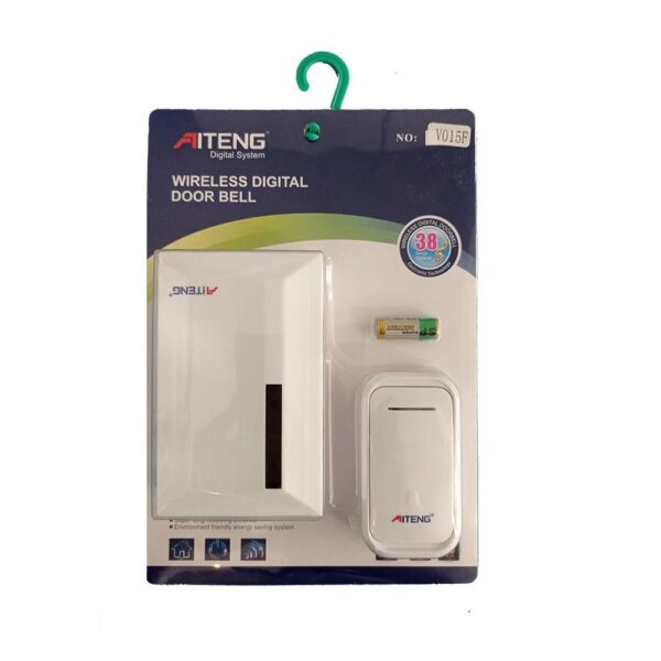 Wireless Battery Operated Waterproof Home Doorbell or Calling Bell Door Chime 130M Range - MODEL V015F - Image 2