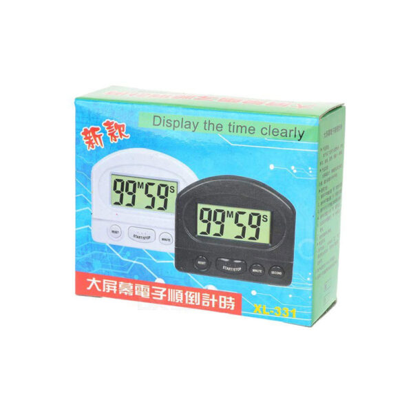 LCD Digital Kitchen Countdown Timer with Stand or Kitchen Cooking Timer Model XL-331L - Image 2