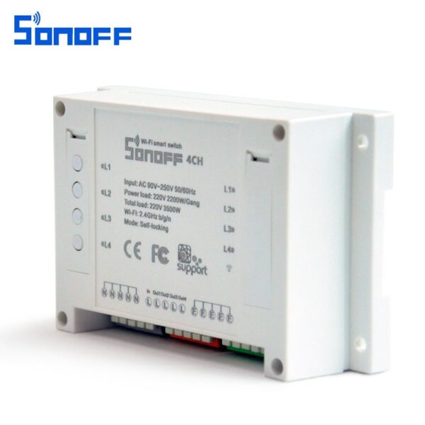 Sonoff Smart Switch Home Controller - 4 Channel Sri Lanka - With Warranty