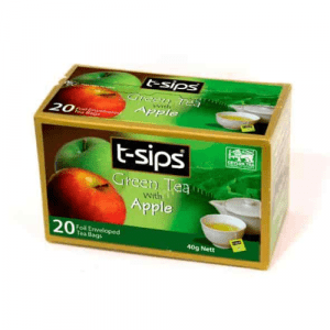 t-sips Green Tea Apple 20 TB in pack