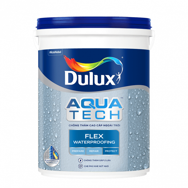 Dulux Aqua Tech Flex WaterProofing Paint 10l - Image 2