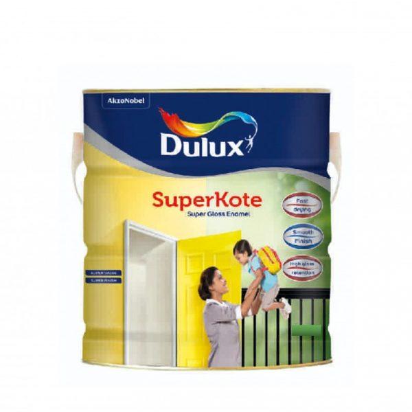 Dulux Enamel SuperKote Super Gloss Brilliant White Paint 1l