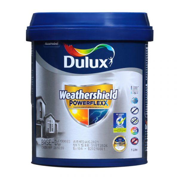 Dulux Weathershield Exterior Emulsion Powerflexx Brilliant White Paint 10l