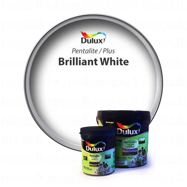 Dulux Pentalite Interior Emulsion Brilliant White Paint 1l - Image 2