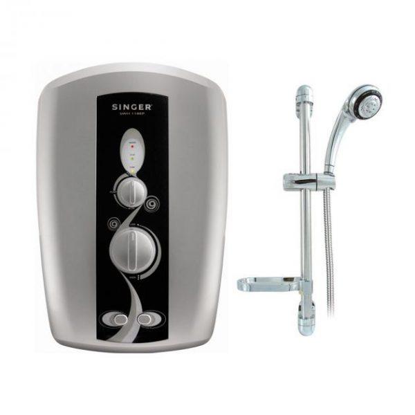 Singer Instant Shower Heater with Pressure Pump