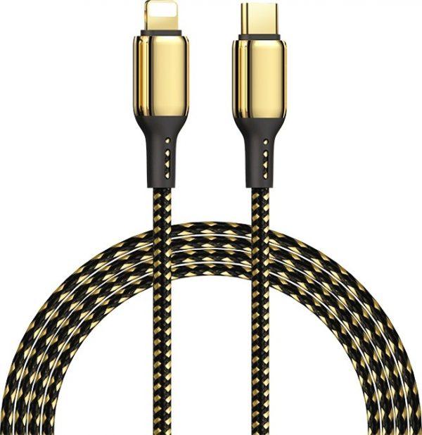 WIWU Golden Data Cable Type C to Lightning 2M