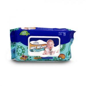 Velona Cuddles Wet Wipes With Fragrance in a pack