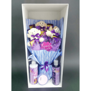 Purple glamour gift set