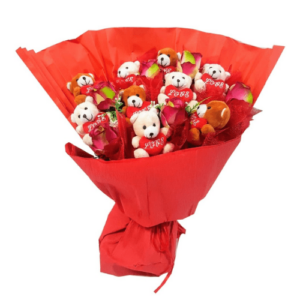 Teddy Roses gift