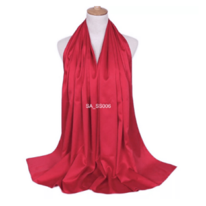 an image of a Red colour shawl