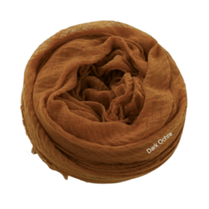 an image of a Dark Ochre colour shawl