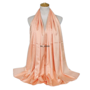 an image of a Peach colour shawl