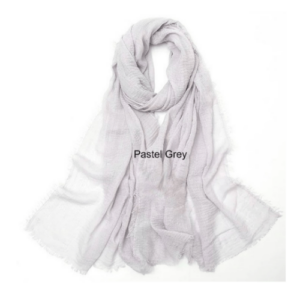 image of a Pastel Grey colour shawl