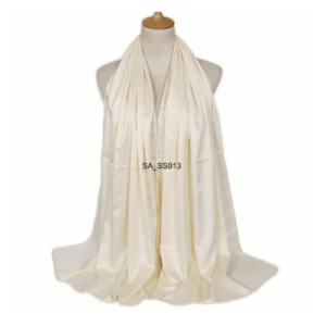 an image of a Cream White colour shawl