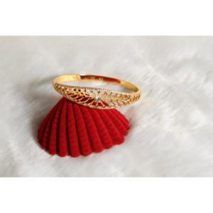 Gold Plated Leafy Bracelet