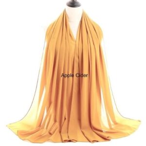 Image of Luxury Chiffon Shawl - Apple Cider