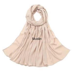 Image of Luxury Chiffon Shawl - Muslin