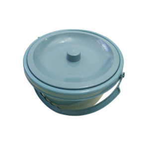 Commode Wheelchair Plastic Bucket Toilet Bowl Commode Part Wheelchair Commode in Light Blue Colour