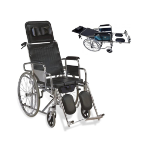 Image of Softa Commode Wheel Chair Full Option With Adjustable Leg