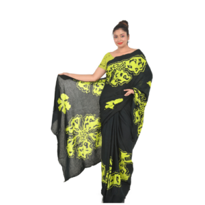 an image of a batik saree