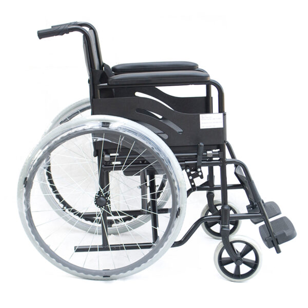 Commode Wheel Chair Foldable With Safety Seat Belt - Image 3