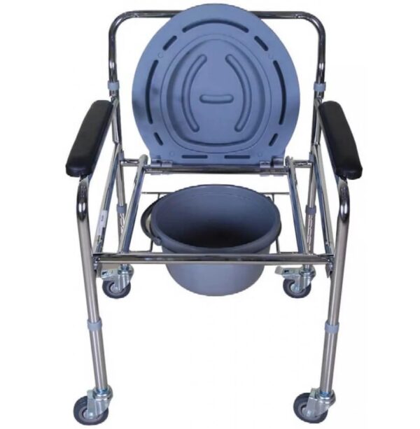 Softa Foldable Commode Chair with Wheels