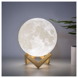 3D LED Moon Lamp Night Light Colors For Gifts with Wooden Stand