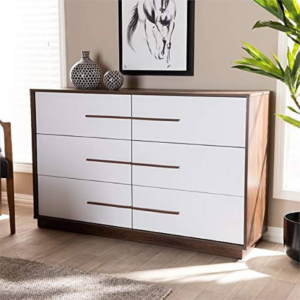 VTEC Home Modern Laura Chest of Drawer with 6 Drawers/ Drawer Set/ Console Cupboard - COD 600