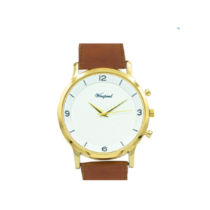 Windspeed Gold Case Brown Colour Thin Strap Ladies Watch