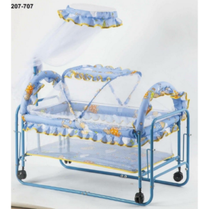 High Quality Solid Shaking Swing Cradle Baby Bed With Mosquito Net : Baby Cot -206