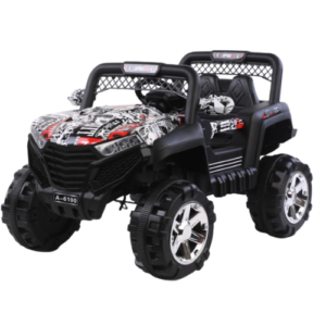 MB6499PSG A6100 12v Children Electric Jeep Rc off-road 4wheel vehicle Swing Function Printed Model Super Jeep kid Ride on car | INeedz LMH 05430