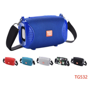 T&G TG532 Portable Bluetooth Speaker Wireless Column Stereo Music Surround Outdoor Sound Box Loudspeaker With Shoulder Strap