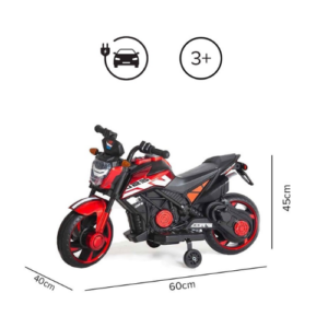 Kids Battery Powered Ride-on Motor Bike with Training Wheels