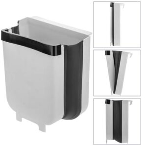 Kitchen Rubbish Bin Bathroom Rubbish Bin Car Rubbish Bin Folding Trash Can Kitchen Cabinet Door Hanging