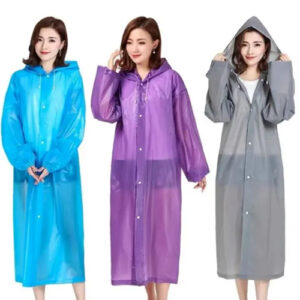 Lightweight Unisex Raincoat Men and Women Transparent