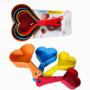 Measuring Cup And Measuring Spoon Set Cake baking accessorics 4 Pcs Multi colour