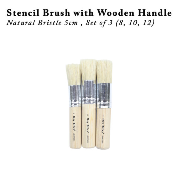 Stencil Brushes 3pcs