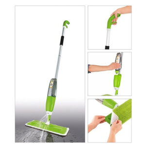 New Healthy Spray Mop with Removable Washable Cleaning Microfiber Cloth and Integrated Water Spray Mechanism
